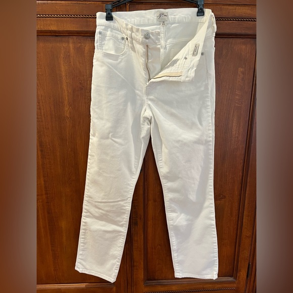 J Crew size 28 Vintage Slim Straight garment dyed corduroy pant in Ivory - Picture 6 of 10